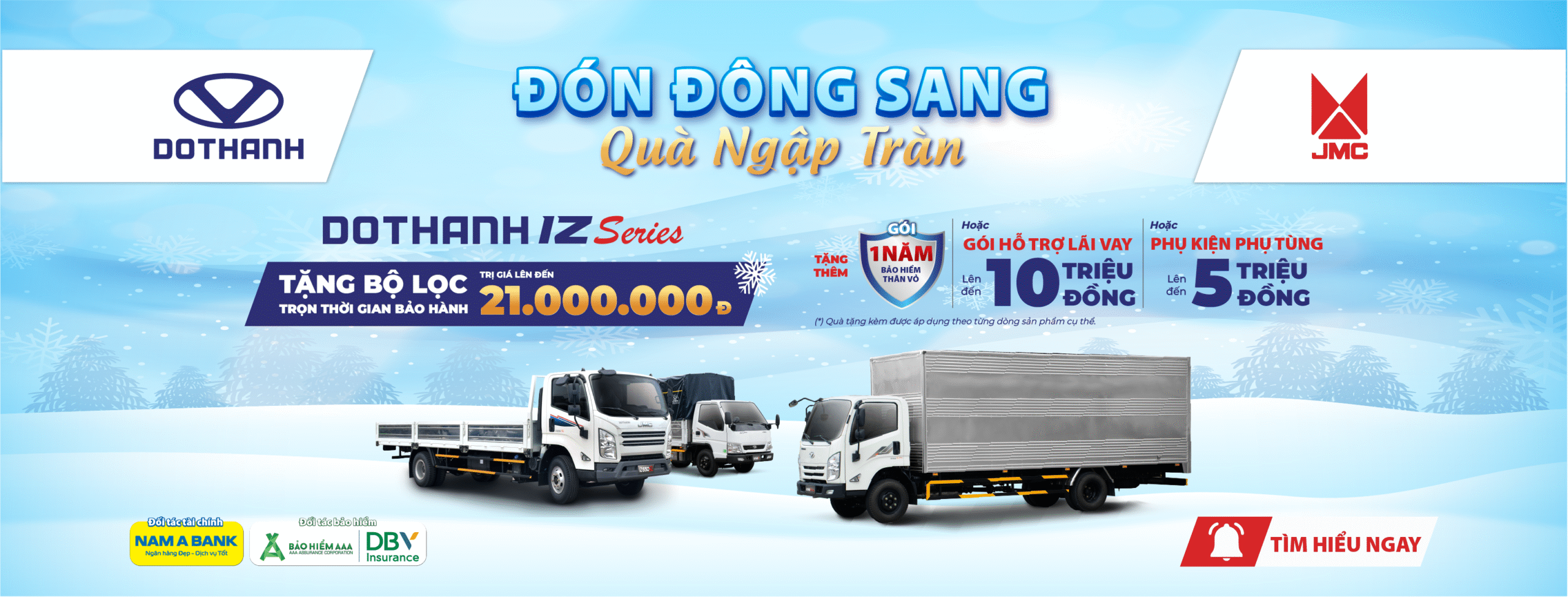 Chương trình khuyến mãi xe tải Đô Thành IZ Tháng 11