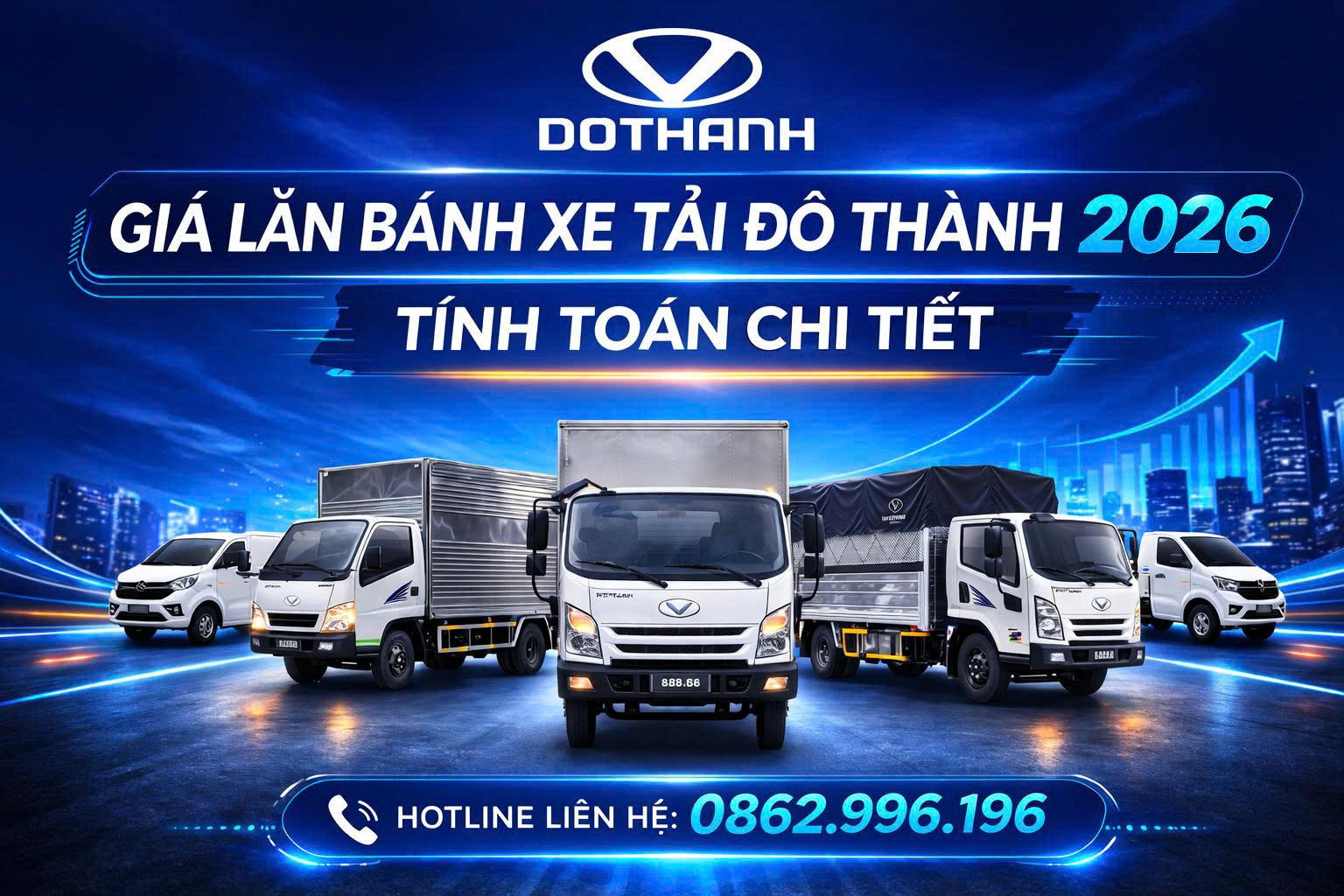 Chi phí lăn bánh xe tải Đô Thành 2026
